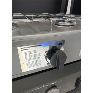 COCINA 2 FUEGOS CON TAPA + HORNO DE GAS CON SISTEMA DE SEGURIDAD MUVIP - MV0623-5