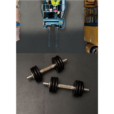 PAVIMENTO PVC ALTA RESISTENCIA ACABADO PIEL DE NARANJA 600X600X7MM ARTPLAST - P60BCGS-2