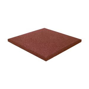 BALDOSA DE CAUCHO ANTITRAUMA 400X400X25MM COLOR LADRILLO ROJO ARTPLAST - AT40PLAYRM
