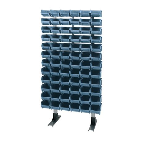 ESTANTERÍA METÁLICA CON 72 CUBOS 600X300X1250MM ARTPLAST - 302