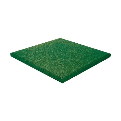 BALDOSA DE CAUCHO ANTITRAUMA 400X400X25MM COLOR VERDE ARTPLAST - AT40PLAYVE