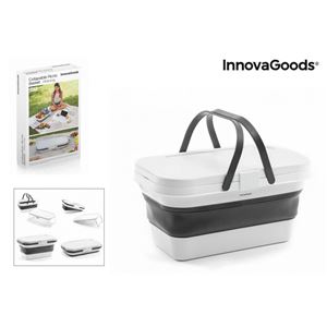CESTA DE PICNIC PLEGABLE CON TAPA MESA INNOVAGOODS - 5260103866.