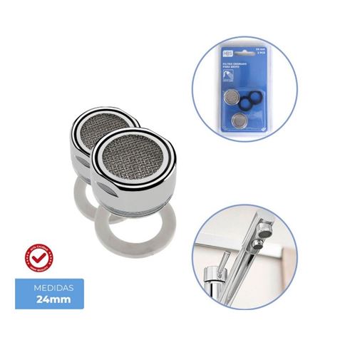 SET 2 FILTROS DE GRIFO 24MM HBS - 5016790000