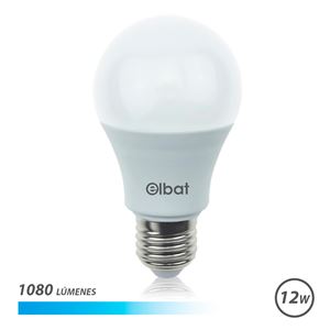 REACONDICIONADA BOMBILLA LED A60 | 12W | 1080LM | E27 | LUZ FRIA | ELBAT