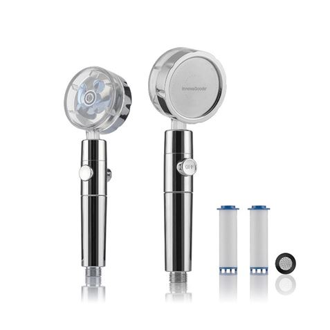 ALCACHOFA ECODUCHA CON HELICE Y FILTRO INNOVAGOODS - 8435527823085