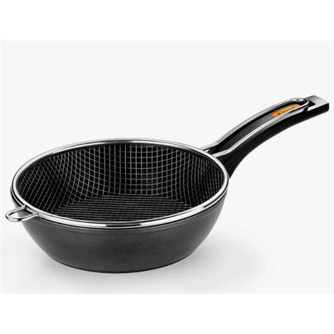 SARTEN CON CESTILLO 28CM FUEGO MONIX - M821328
