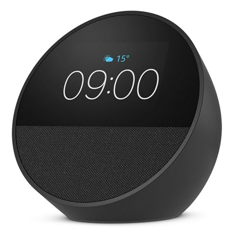 ALTAVOZ INTELIGENTE AMAZON ALEXA ECHO SPOT NEGRO - B0C2S2J7JP