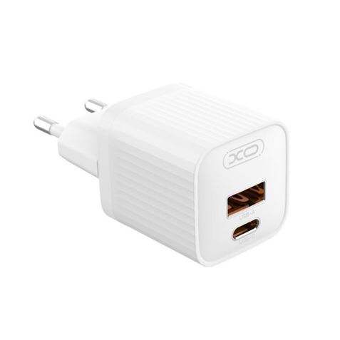 CARGADOR USB 20W 1X USB-A Y 1X USB-C L147 XO - XOL147