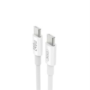 CABLE DE CARGA TIPO C TIPO C 240W BLANCO XO - XONBQ298