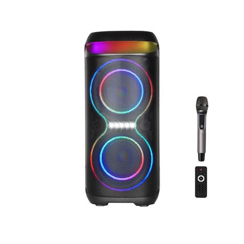 ALTAVOZ KARAOKE 40W CON MICROFONO INALAMBRICO Y RGB F70 XO - XOF70-1