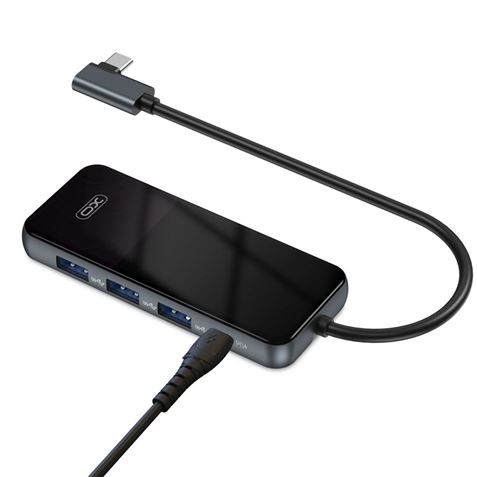 ADAPTADOR TIPO C - HDMI, 3 X USB 3.0 Y TIPO C XO - XOHUB002-4