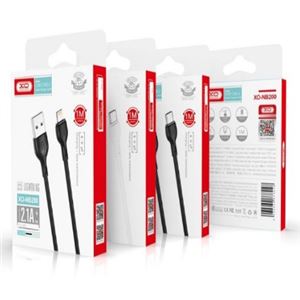 CABLE 2.1A USB A TIPOC 1 METRO NEGRO NB200 XO - XONB200TC1MBK-1.JPG
