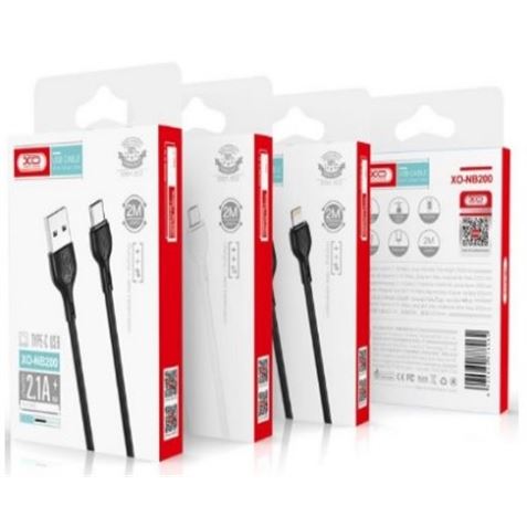 CABLE 2.1A USB A TIPO C 2 METROS BLANCO NB200 XO - XONB200TC2MWH-1.JPG