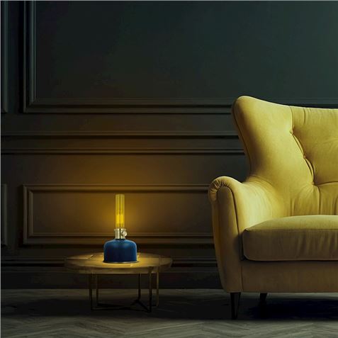 LAMPARA LED RETRO ESTILO LAMPARA DE GAS AZUL FOREVER - RTV200023-1