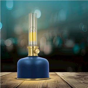 LAMPARA LED RETRO ESTILO LAMPARA DE GAS AZUL FOREVER - RTV200023-2