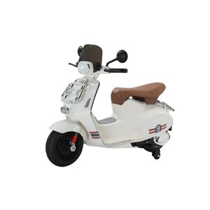 MOTO SCOOTER CLASICO CON RUEDINES BLANCO - 33014-1