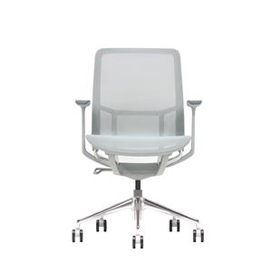 SILLA OFICINA GAMA SENSE ELEGANCE GRIS CROMAD - CR1212