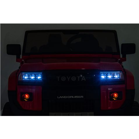 COCHE INFANTIL A BATERIA CON CONTROL REMOTO TOYOTA LC250 ROJO - 33002-13