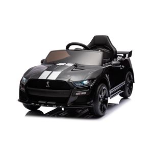 COCHE INFANTIL A BATERIA CON CONTROL REMOTO FORD MUSTANG SHELBY GT500 NEGRO - 33006-1