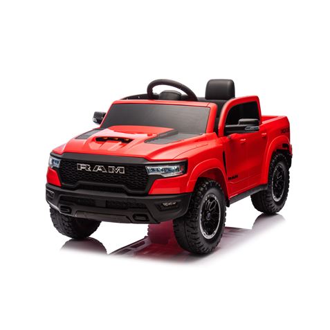 COCHE INFANTIL A BATERIA CON CONTROL REMOTO RAM 1500 SUPER TRUCK ROJO - 33008-1