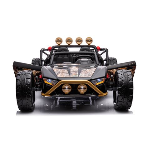 COCHE INFANTIL A BATERIA CON CONTROL REMOTO BUGGY BLACK GOLD - 33011-6