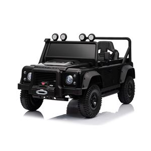 COCHE INFANTIL A BATERIA CON CONTROL REMOTO LAND ROVER DEFENDER NEGRO - 33000-1