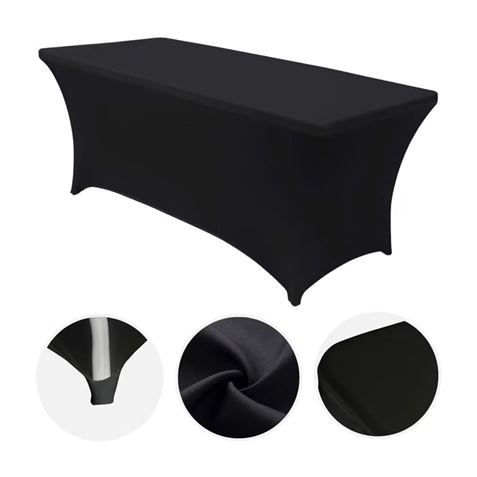 FUNDA PARA MESA DE RESINA 152X70X74CM NEGRA SUNGARDEN - SG0161