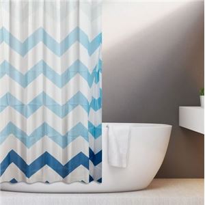 CORTINA DE BAÑO 100% POLIESTER MARINO HBS