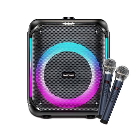 ALTAVOZ KARAOKE PORTATIL PARTYBOX 8" COOLSOUND - CS0270