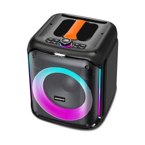 ALTAVOZ KARAOKE PORTATIL PARTYBOX 8" COOLSOUND - CS0270-1