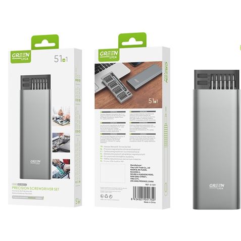 ESTUCHE HERRAMIENTAS 51 EN 1 ALUMINIO GEN-X - 8434921041750