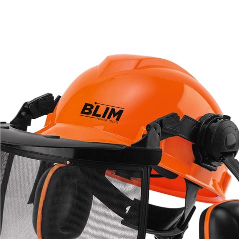 CASCO DE SEGURIDAD CON VISERA Y PROTECCIÓN AUDITIVA BLIM - BL0504-3