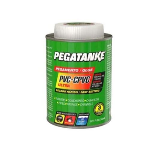 PEGAMENTO PARA PVC-CPVC 240ML PEGATANKE - PVC240
