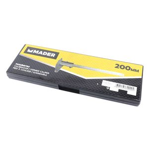 CALIBRADOR ACERO INOX 200MM CON ESTUCHE MADER - 60990-2
