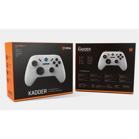 GAMEPAD BLUETOOTH PARA PC/IOS/ANDROID/SWITCH KADOR KROM - NXKROMKADOERWH-2