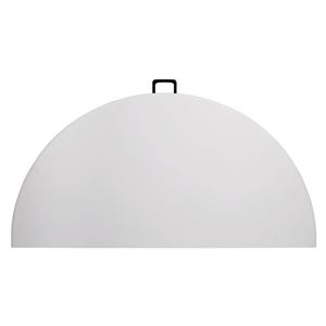 REACONDICIONADA MESA DE RESINA REDONDA PLEGABLE 160X74CM 4.5CM SUNGARDEN - SG0159-2