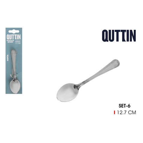 PACK 6 CUCHARAS TE 12.7CM SOFIA QUTTIN - QT1507F7466