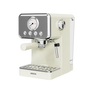 CAFETERA ESPRESSO RETRO 15BARES 1.7 LITROS CREMA JOCCA - 2709