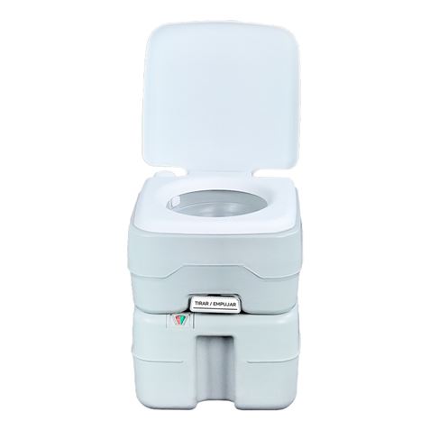 REACONDICIONADO INODORO QUÍMICO PORTÁTIL 20 LITROS CON NIVEL MUVIP - MV0571-1