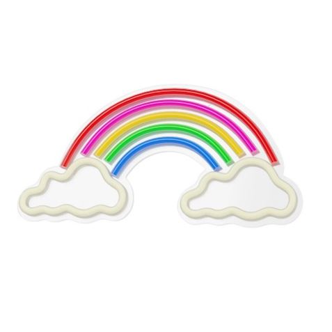 LAMPARA DECORATIVA NEON LED RAINBOW ON CLOUDS FOREVER - RTV200036-3