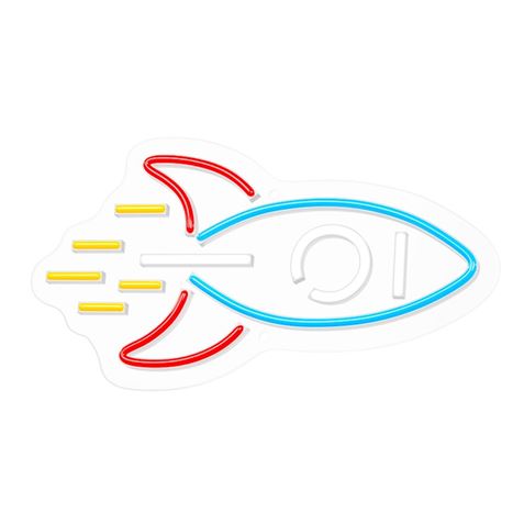 LAMPARA DECORATIVA NEON LED ROCKET FOREVER - RTV100474
