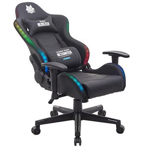 SILLA GAMING RGB SERIE FENRIR NEGRA CROMAD - CR1230-2