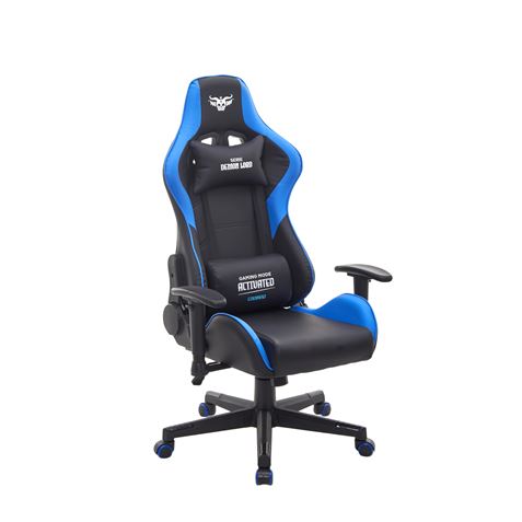 SILLA GAMING SERIE DEMON LORD AZUL CROMAD - CR1236-1