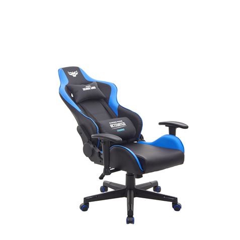 SILLA GAMING SERIE DEMON LORD AZUL CROMAD - CR1236-2