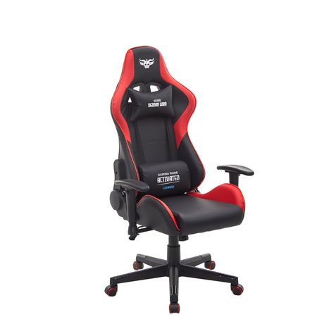 SILLA GAMING SERIE DEMON LORD ROJA CROMAD - CR1237-1
