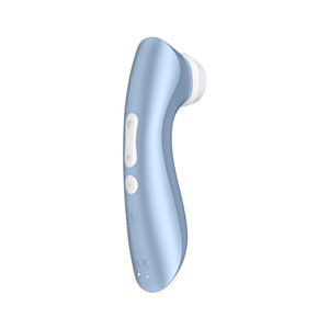 SATISFYER PRO2 + SUCCIONADOR CON VIBRACION AZUL - 4061504031323-1