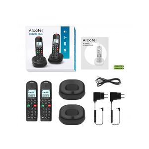 TELEFONO ALCATEL SENIOR TECLAS GRANDES DUO XL685 NEGRO - XL685DUOBK-1