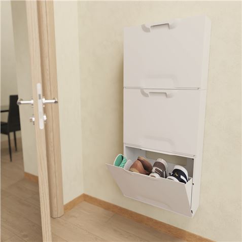 ZAPATERO POLIPROPILENO BLANCO 510X173X401MM ARTPLAST - U50W-3