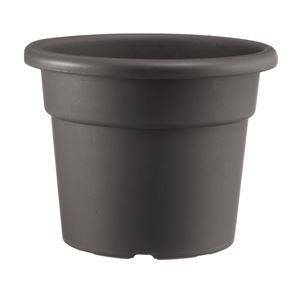 MACETA REDONDA DIAMETRO 18CM ANTRACITA ARTPLAST - CIL018CBAN