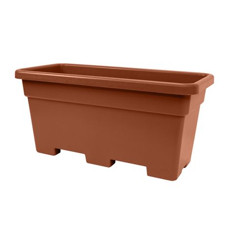 JARDINERA MAXI RECTANGULAR 80CM TERRACOTA ARTPLAST - MAX80CBCO